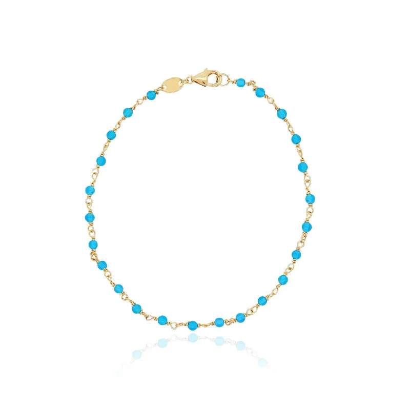 Turquoise Bead Bracelet