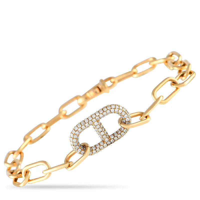 LB Exclusive 18K Yellow Gold 1.50ct Diamond Bracelet ALB-17708-Y