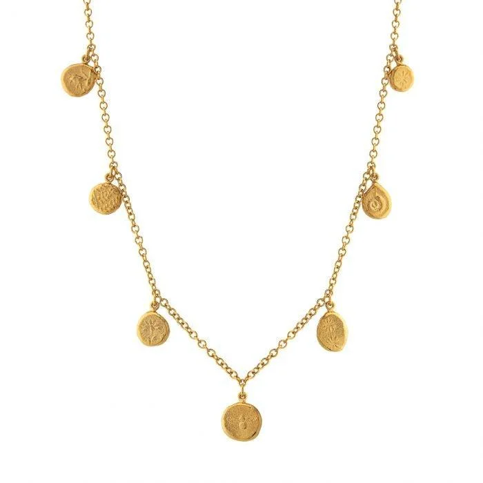 stylish chain necklaces for women -Alex Monroe Paleontology Nugget Necklace