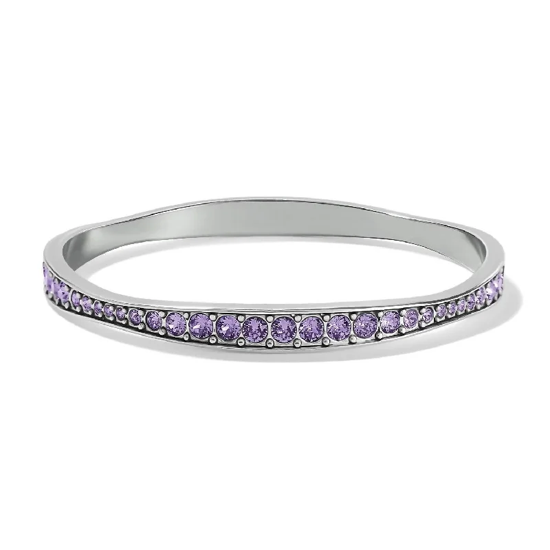 Women's Light Hearted Crystal Bangle In Tanz