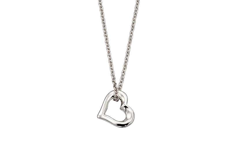 personalized engraving necklaces for women -Little Star Lola Small Open Heart Pendant and Chain