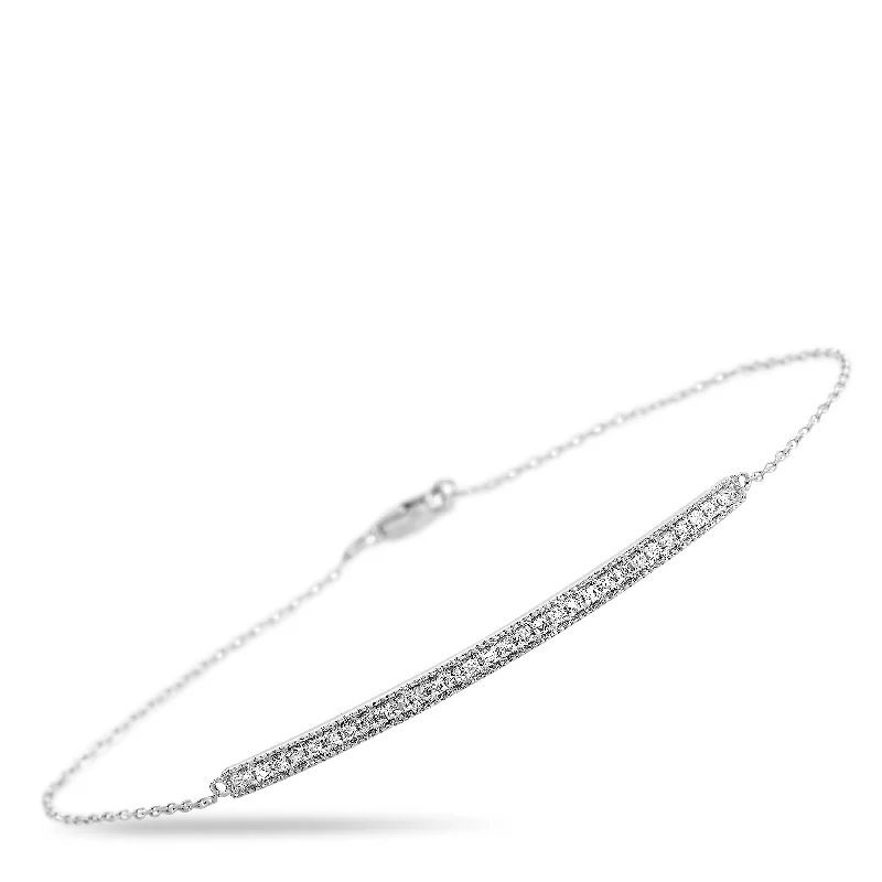 LB Exclusive 14K White Gold 0.25ct Diamond Bracelet