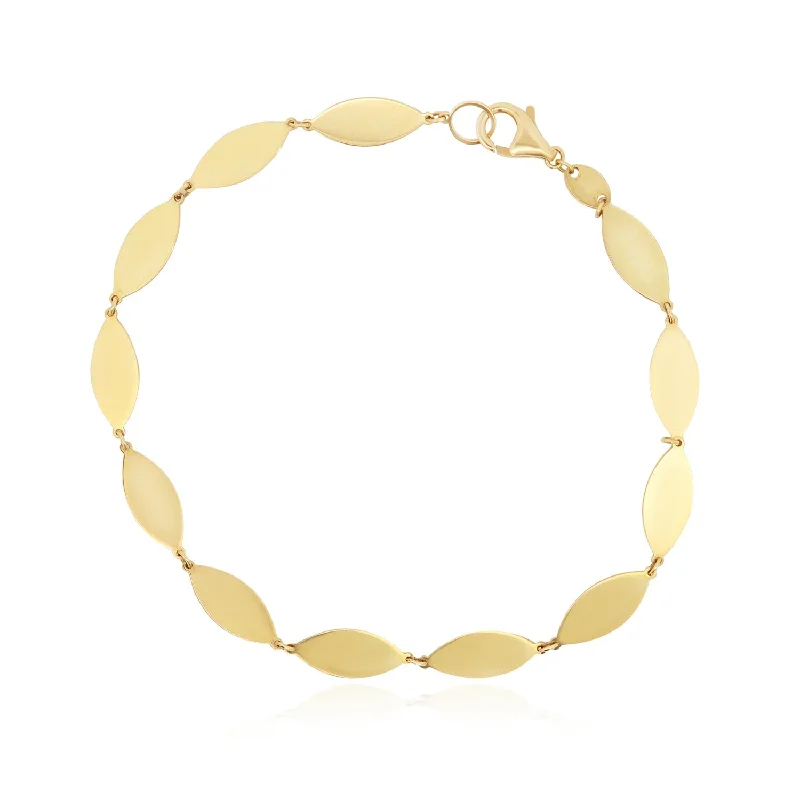 Gold Petal Bracelet