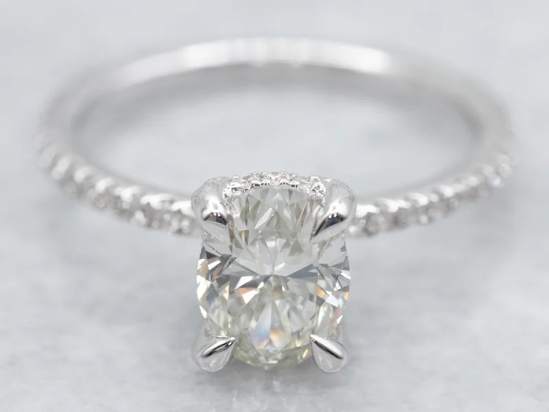 women’s stackable engagement rings -GIA Certified Diamond Engagement Ring