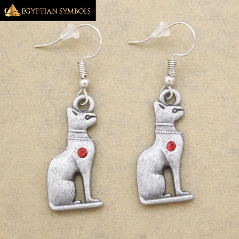 Egyptian Earrings - Bastet