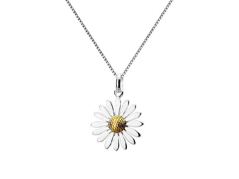 choker necklaces for women -Sea Gems Flowering Daisy Pendant