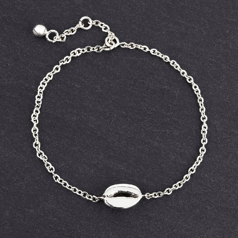 Sterling Silver Coffee Bean Bracelet