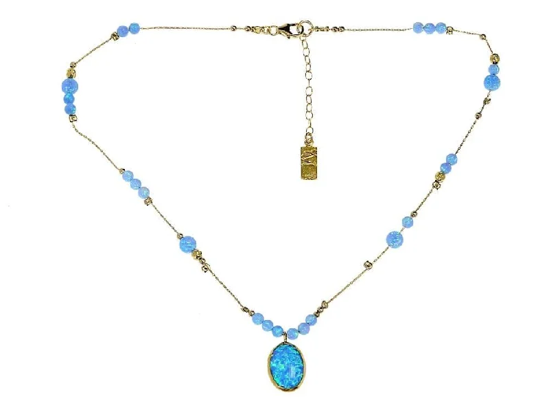 cute necklaces for women -Yaron Morhaim Gold and Opal Necklace