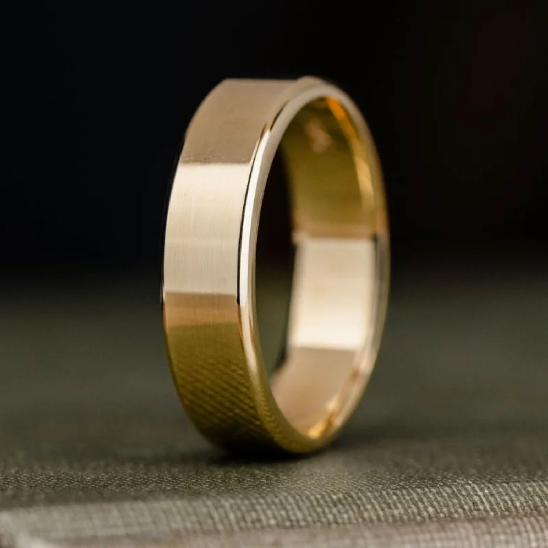 (In-Stock) The Architect | Men's Classic 14k Yellow Gold Wedding Band - Size 12.5 | 5mm Wide