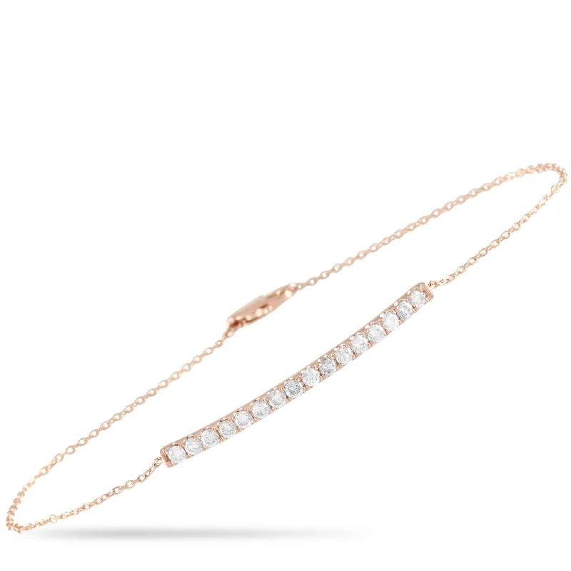 LB Exclusive 14K Rose Gold 0.50ct Diamond Bracelet