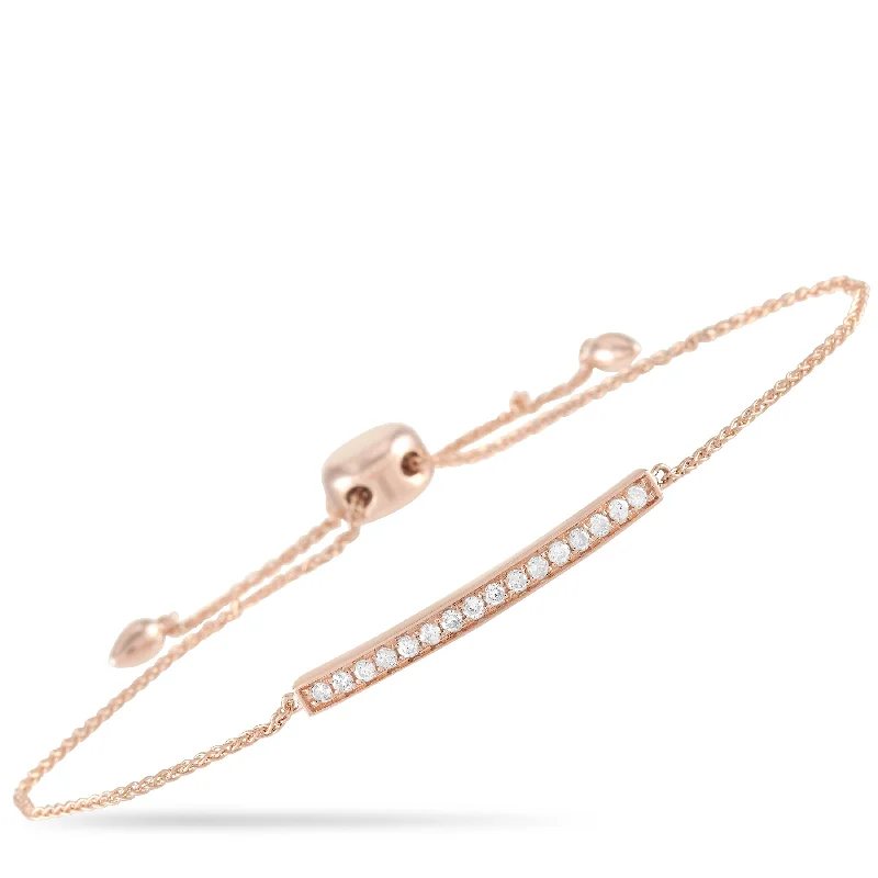 LB Exclusive 14K Rose Gold 0.25 ct Diamond Bracelet